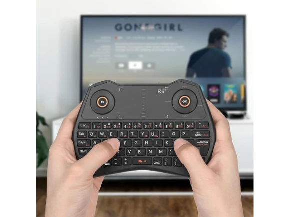 Mini Keyboard Remote Control Combo — Bluetooth Keyboard, Rii