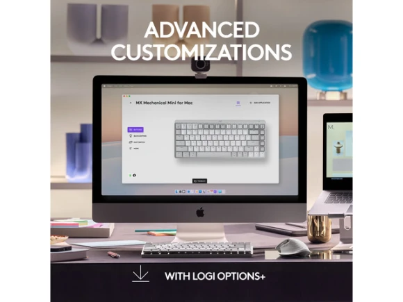 MX Mechanical Mini for Mac Wireless Keyboard — Bluetooth Keyboard, Logitech