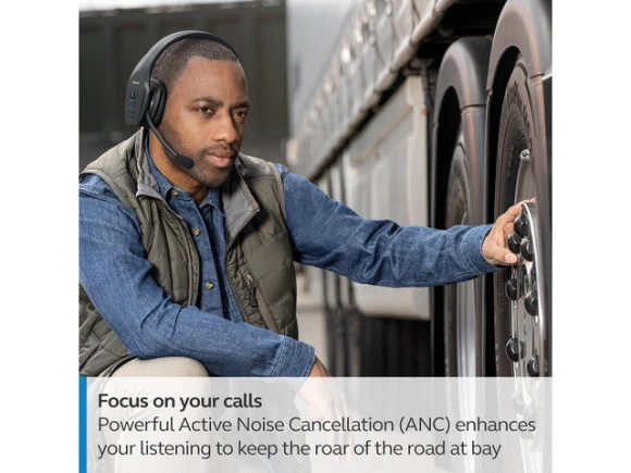 Wireless Bluetooth Noise-Cancelling Headset — Wireless Earbuds, BlueParrott