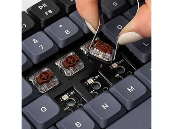 Wireless Custom Mechanical Keyboard, 75% Layout — Bluetooth Keyboard, Keychron