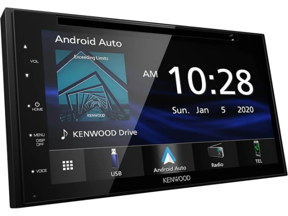 6.8-inch Double-DIN DVD Car Stereo — Car Infotainment System, KENWOOD