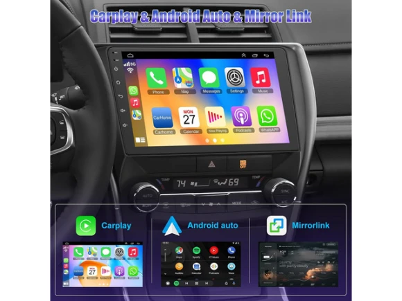 Car Radio for Toyota Camry 2015, 2016, and 2017 — Car Infotainment System, TUKO