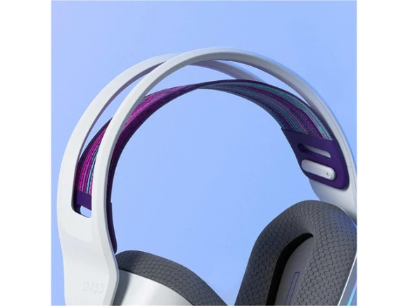 White Gaming Headset — Wireless Earbuds, Logitech
