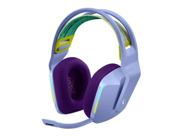 Wireless gaming headset, Purple — Wireless Earbuds, Logitech