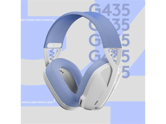 Wireless gaming headset, White blue — Wireless Earbuds, Logitech