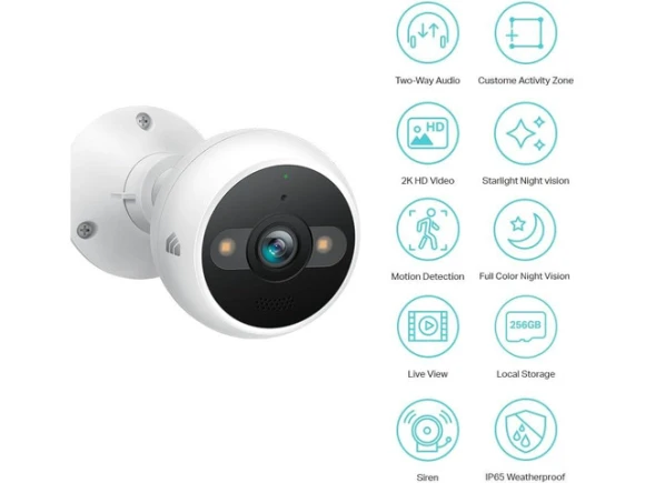 Outdoor Wired Security Camera — Security Camera, Kasa