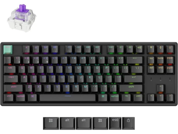 Wireless mechanical keyboard, TKL — Bluetooth Keyboard, Keychron