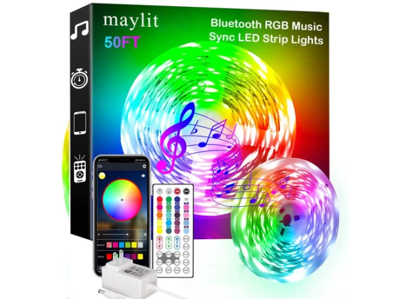 50 ft LED Strip Lights, RGB — LED Strip Lights, maylit