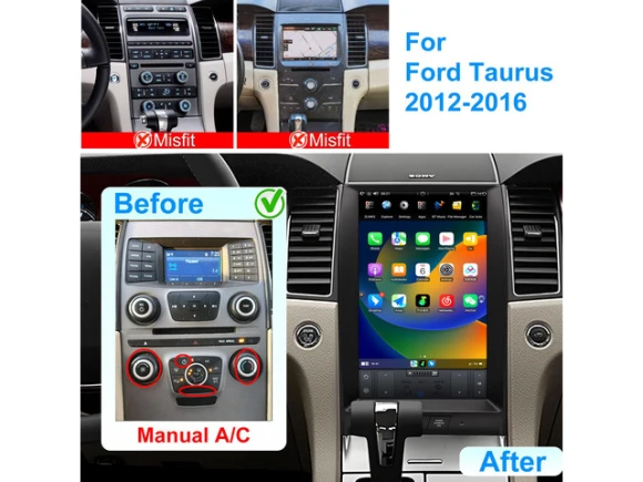 Android Car Stereo for Ford Taurus 2012–2016 — Car Infotainment System, KSPIV
