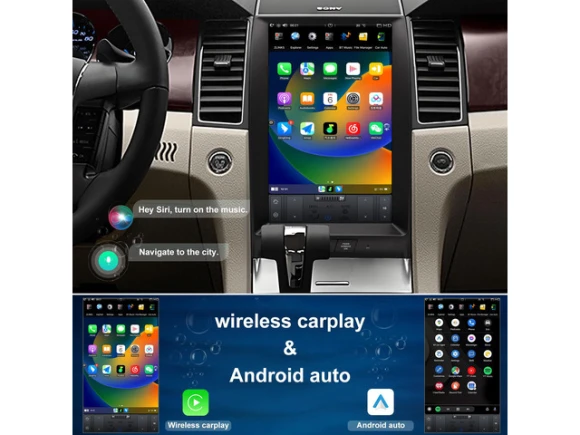 Android Car Stereo for Ford Taurus 2012–2016 — Car Infotainment System, KSPIV