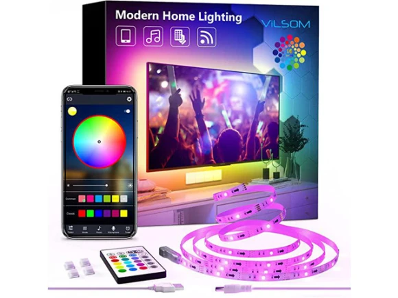 TV LED Backlight Strip Lights, 8.2 ft — LED Strip Lights, ViLSOM