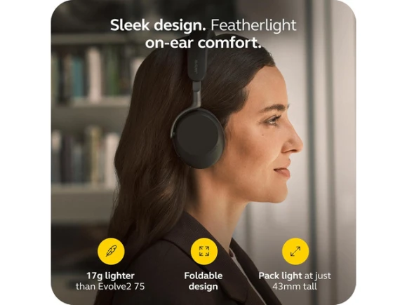 Wireless Bluetooth Headset, Black — Wireless Earbuds, Jabra