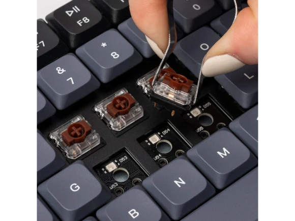 Wireless Custom Mechanical Keyboard, 75% Layout — Bluetooth Keyboard, Keychron