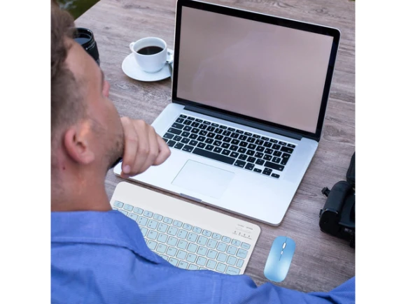 Bluetooth Wireless Keyboard and Mouse Combo — Bluetooth Keyboard, Portworld