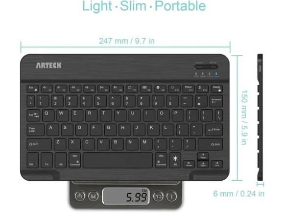 Wireless Keyboard — Bluetooth Keyboard, Arteck