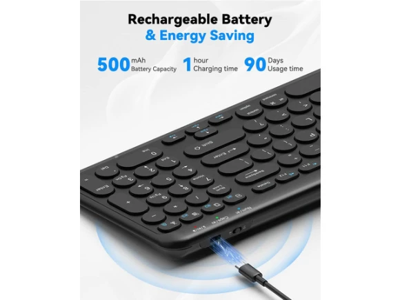 Wireless Keyboard — Bluetooth Keyboard, TECKNET