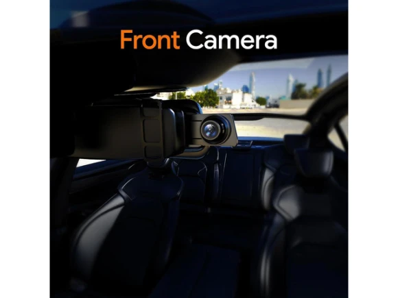 3-Channel Mirror Dash Camera with 64GB Card — Dash Cam, SOYE