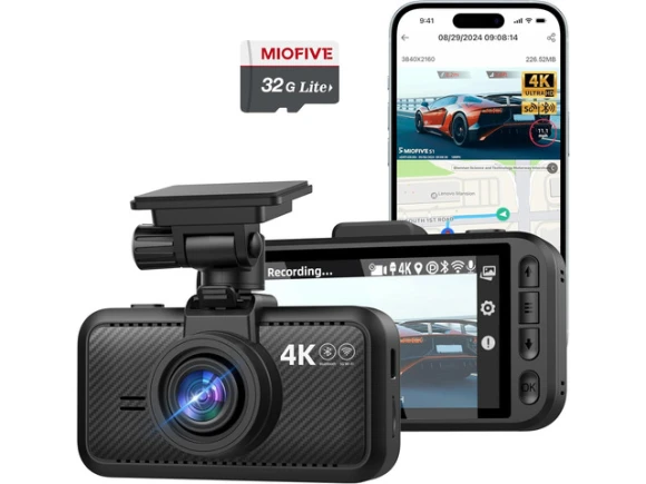 4K Car Dash Camera — Dash Cam, Miofive