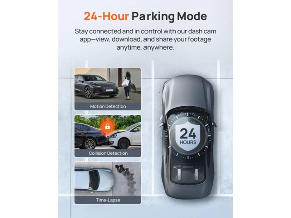 4K Front and Rear Dual Dash Camera — Dash Cam, 70mai