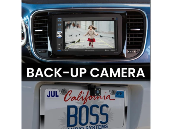 6.2-Inch Double DIN Car Stereo with Capacitive Touchscreen — Car Infotainment System, BOSS AUDIO SYSTEMS