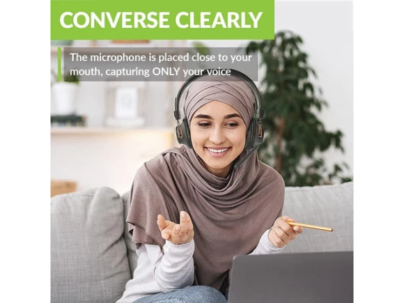Bluetooth Headset with Microphone — Wireless Earbuds, Avantree