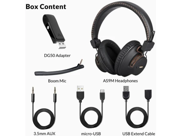 Bluetooth Headset with Microphone — Wireless Earbuds, Avantree