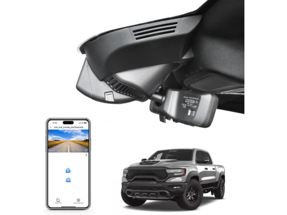 Custom-Fit Dash Camera for 5th Gen Dodge RAM 1500 — Dash Cam, SOYE