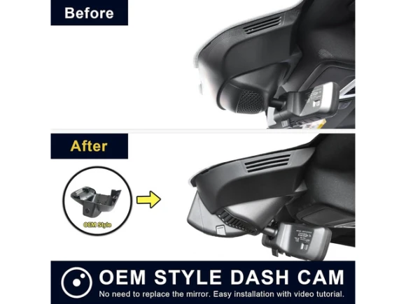 Custom-Fit Front and Rear Dash Camera for Dodge RAM 1500 — Dash Cam, SOYE