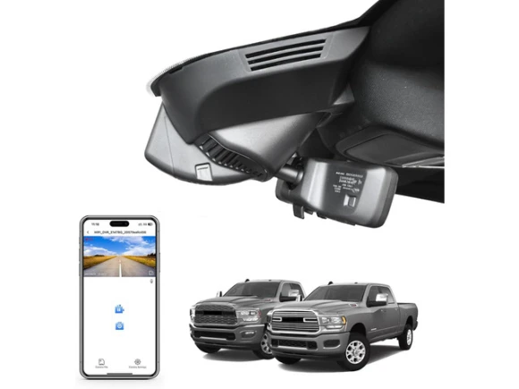 Front Dash Camera with 64GB Card for Dodge RAM 2500/3500 — Dash Cam, SOYE