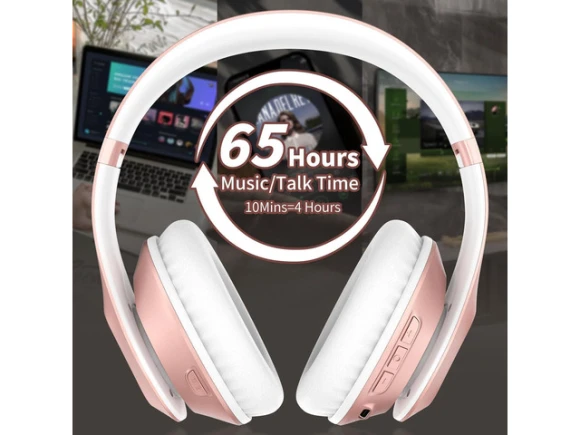 Over-ear wireless Bluetooth headphones — Wireless Earbuds, SOYE