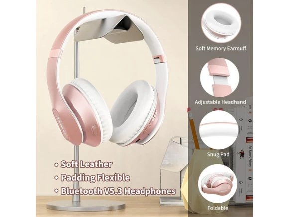 Over-ear wireless Bluetooth headphones — Wireless Earbuds, SOYE