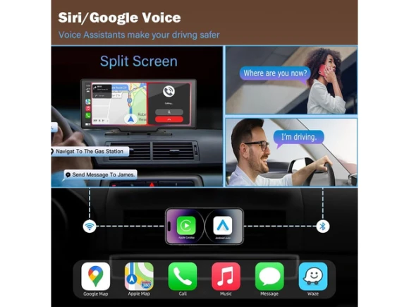 Wireless CarPlay Screen for Car — Car Infotainment System, SOYE