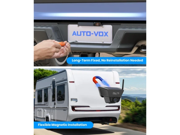 Wireless Solar Backup Camera System — Backup Camera, AUTO-VOX