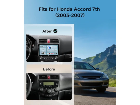 10.2-inch Car Stereo Radio for Honda Accord 2003–2007 — Car Infotainment System, SOYE