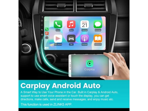 10-Inch Car Radio for Toyota Camry 2012, 2013, and 2014, 2GB+32GB — Car Infotainment System, SOYE