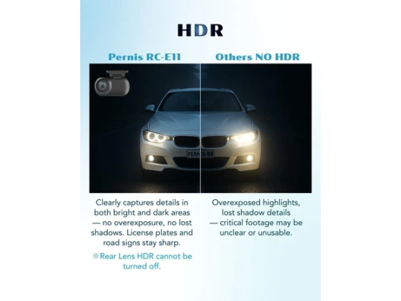 4K Front and Rear Dash Camera — Dash Cam, SOYE