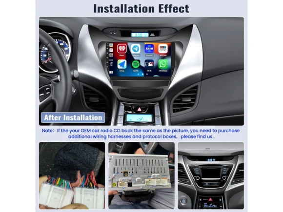 Android Car Radio for Hyundai Elantra (2011–2013) — Car Infotainment System, SIXWIN
