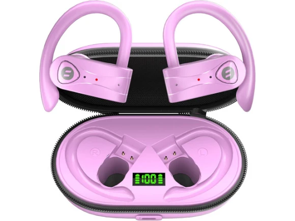 Bluetooth Headphones with Earhooks — Wireless Earbuds, TUKO