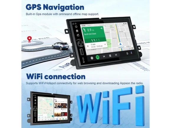 Car radio for Ford F150, F250 and F350 — Car Infotainment System, SOYE