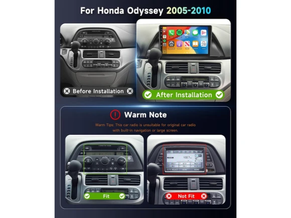 Car Radio Stereo for Honda Odyssey 2005–2010 — Car Infotainment System, SOYE
