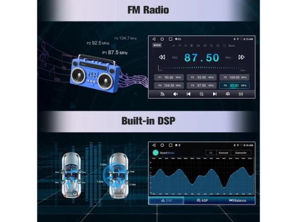 Car Radio Stereo with 9-Inch Touchscreen — Car Infotainment System, SOYE