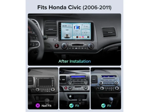 Car stereo radio for Honda Civic (2006–2011) — Car Infotainment System, SOYE