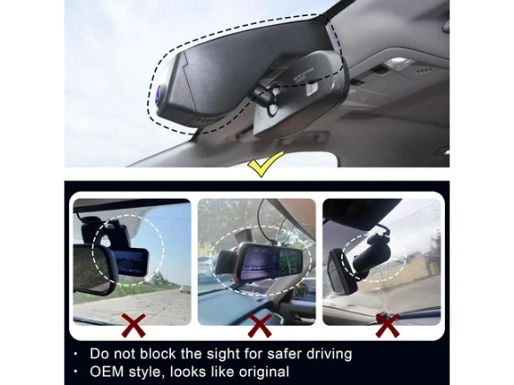Dash Cam, UHD 2160P (4K), Wi-Fi, Loop Recording, 64GB Card — Dash Cam, SOYE