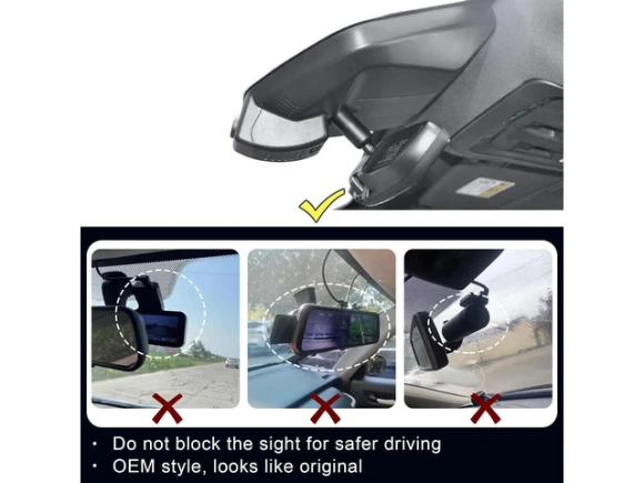 Front and Rear Dash Camera, 128GB Card — Dash Cam, SOYE