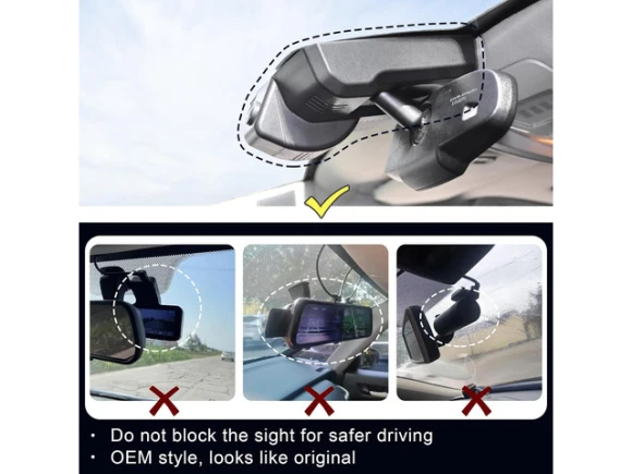 Front and Rear Dash Cameras with 128 GB Card — Dash Cam, SOYE