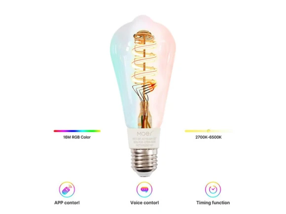 ST64 Edison LED Light Bulb — Smart Light Bulb, YINGHUA