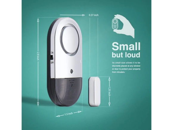 Door and Window Open Alarm Sensor, 3-Pack — Motion Sensor, upergo