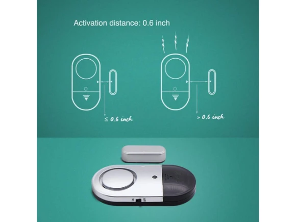 Door and Window Open Alarm Sensor, 3-Pack — Motion Sensor, upergo