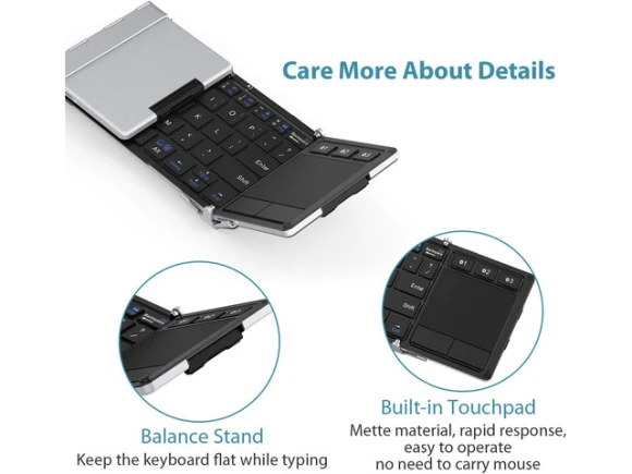 Foldable Bluetooth Keyboard BK08 — Bluetooth Keyboard, iClever
