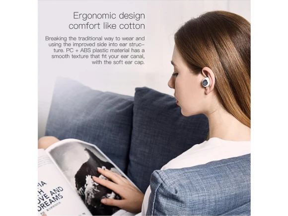 Q26 Mini Green Wireless Earphone — Wireless Earbuds, QCY
